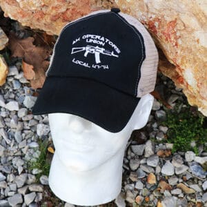Ak Operators Union Black Trucker Hat 1