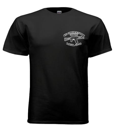 AK Operators Union T-shirt with AKOU chest crest and back print – AK ...