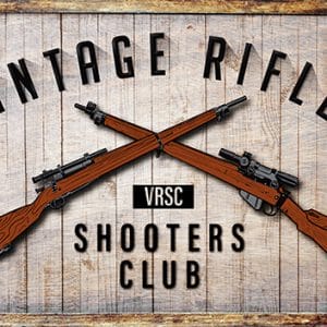 Vintage Rifles Shooters Club Sticker Classic
